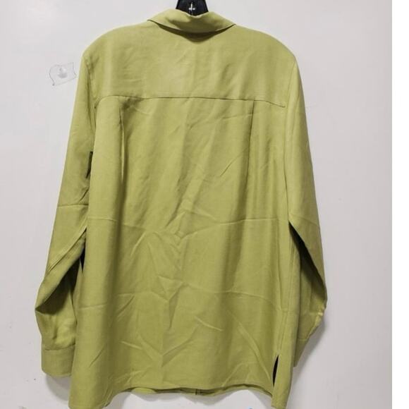 Valerie Stevens 12 Pure Silk Button Up Blouse Shirt - Picture 3 of 7